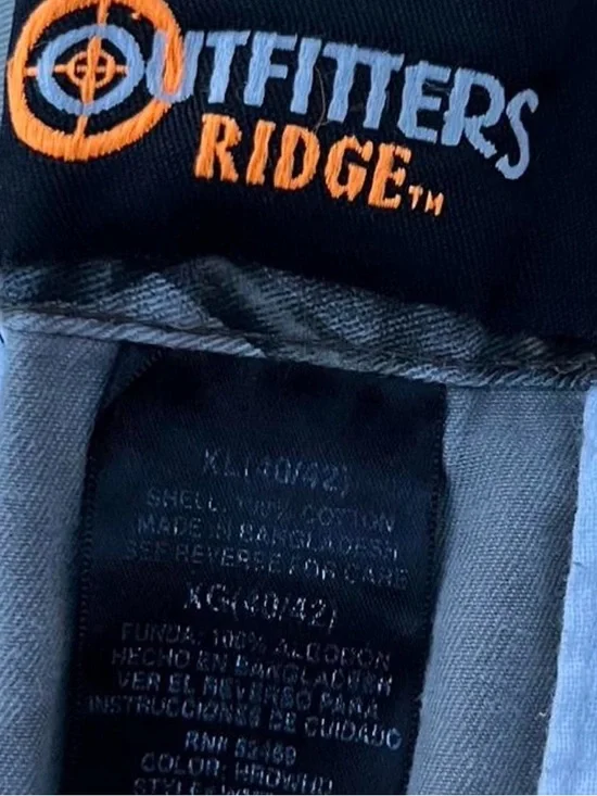 Realtree Men's Blue Gray Camo Cargo Pants - Picture 8 of 8